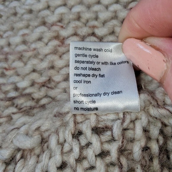 Anthropologie Elsamanda Italian Wool Alpaca Open Cardigan Sweater M - Picture 4 of 7